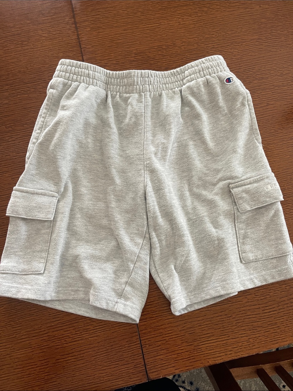 Champion Light Gray Elastic Waist Sweatshorts